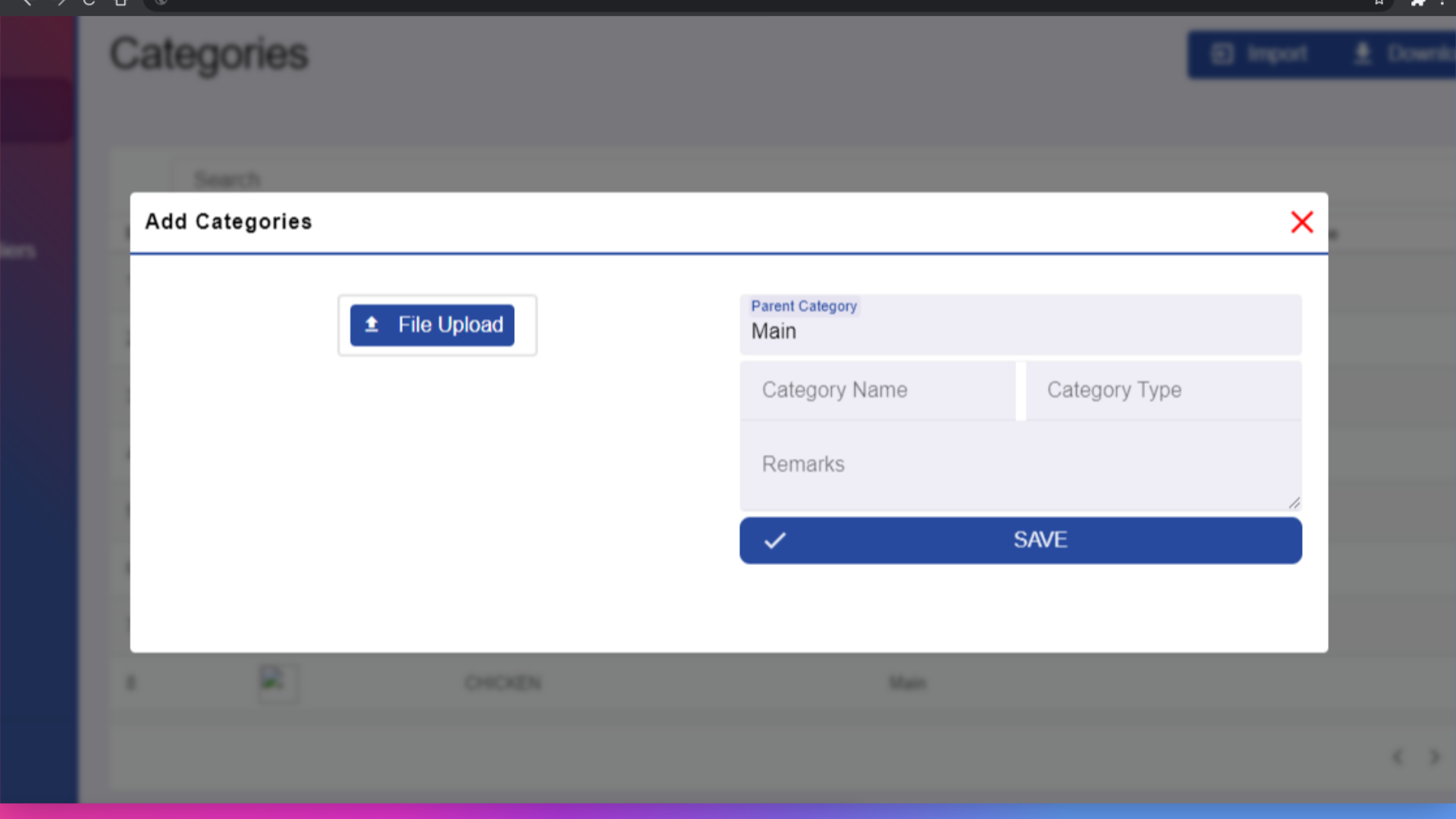 View 'Categories'
