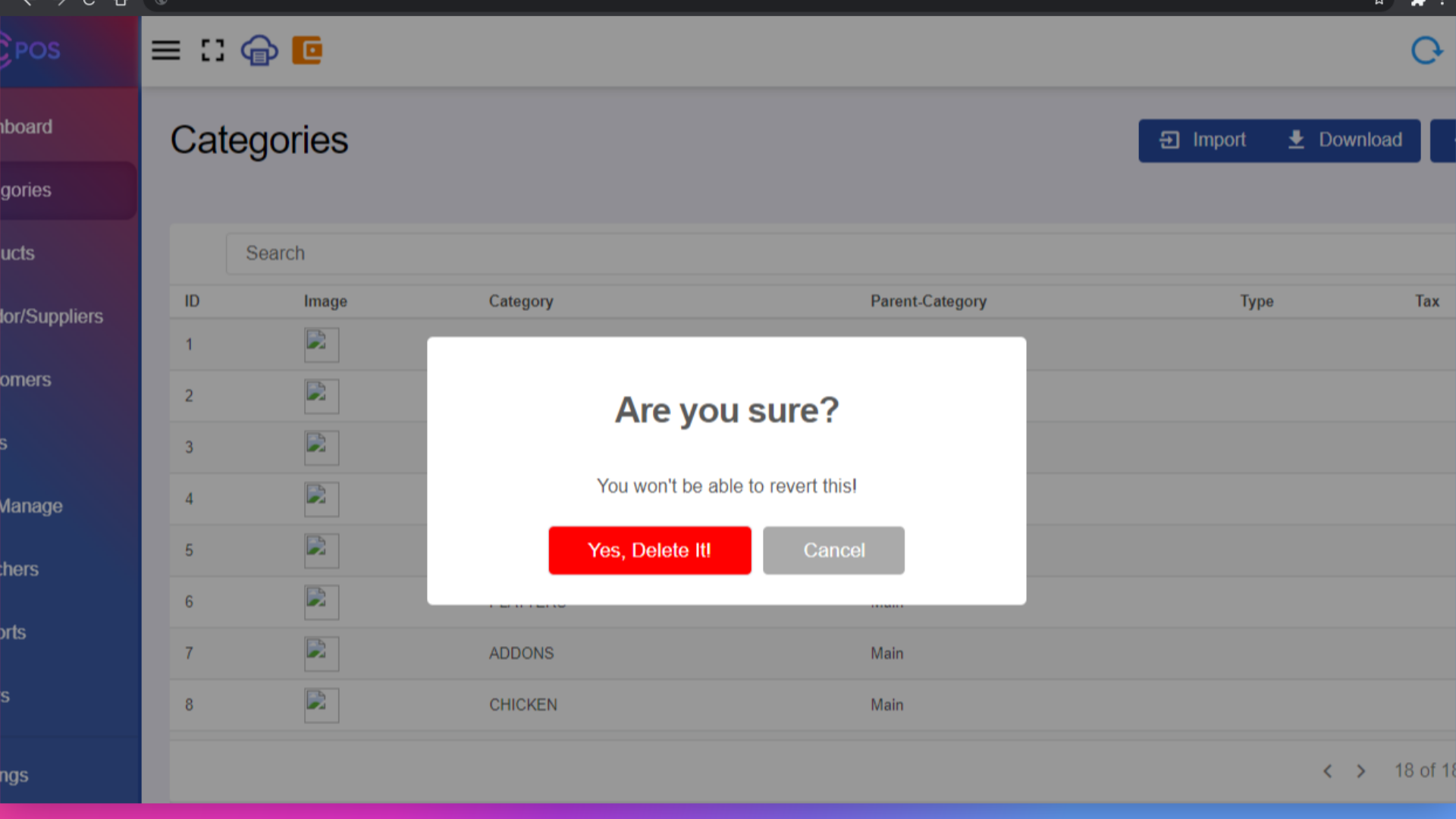View 'Categories'