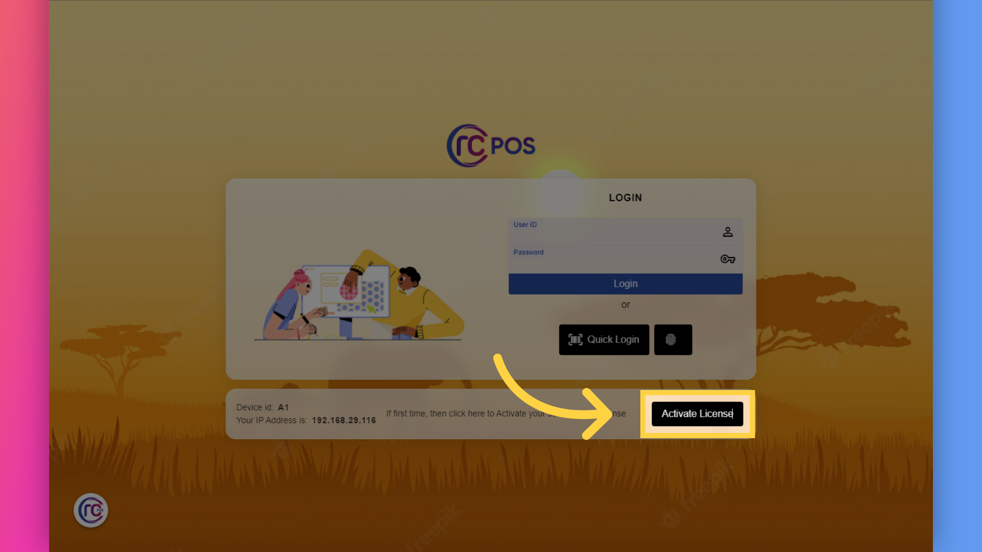Click 'Activate License'